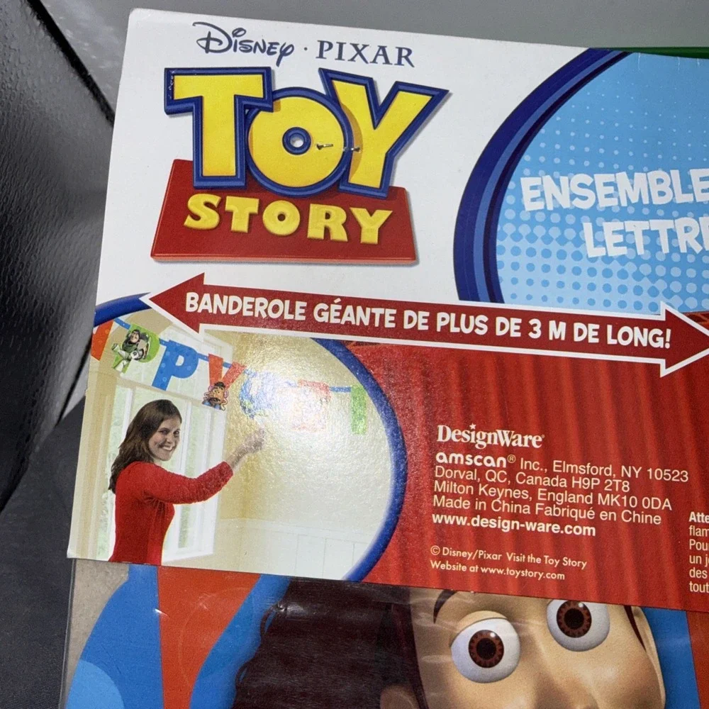 Toy Story Birthday Banner Large 10 Feet All Numbers Any Age Birthday Disney 24pc